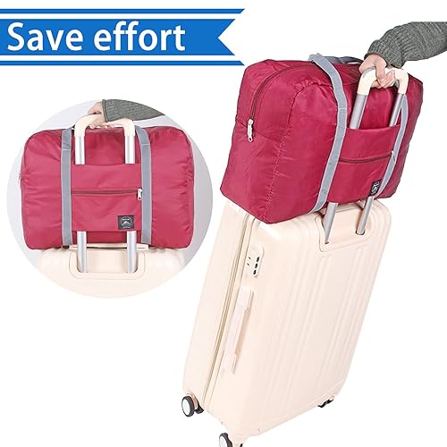 4PCS Foldable Travel Duffel Bag Tote Carry on Luggage Bag Spirit