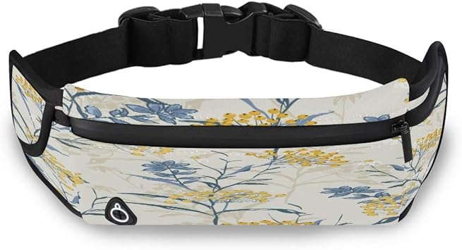 Amazon ウエストポーチ 花 実 背景 上品 メンズ レディース 人気 安い ランニングポーチ おしゃれ かわいい 流行り スポーツポーチ 運動 ランキング ジョギング 収納 Haydna ランニングポーチ