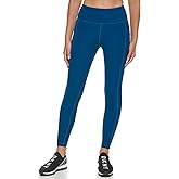 DKNY Womens High Waisted Tummy Control Workout Leggings