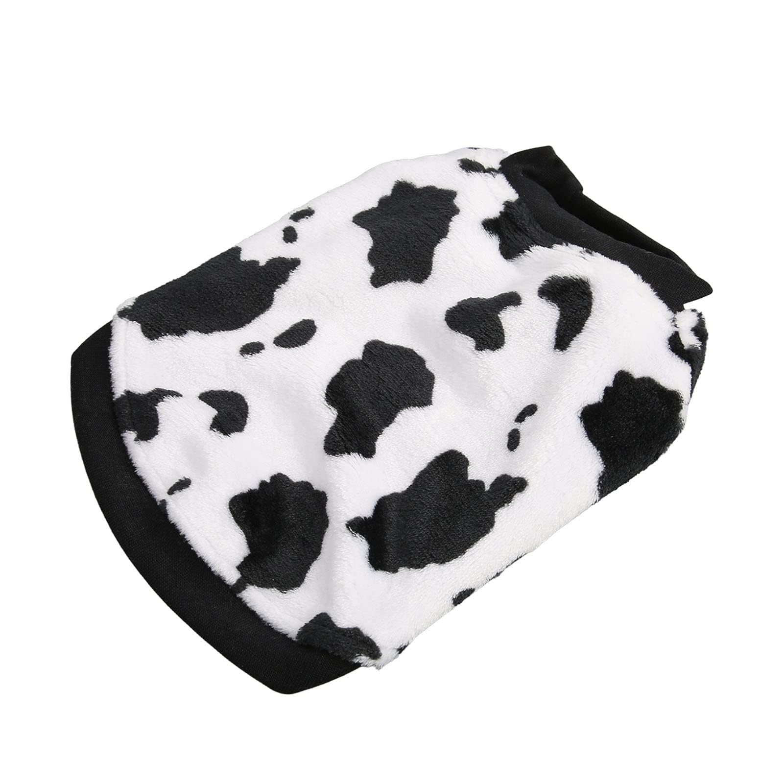 Furry Friends Fonzie: Milk Cow Costume Coats for Medium/Small/Large Dogs & Cats - Adorable Retro Cow Prints, Warm & Stylish