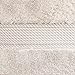 Superior Egyptian Cotton Pile Hand Towel Set of 4, Ultra Soft Luxury Towels, Thick Plush Essentials, Absorbent Heavyweight, Guest Bath, Hotel, Spa, Home Bathroom, Shower Basics, Cream