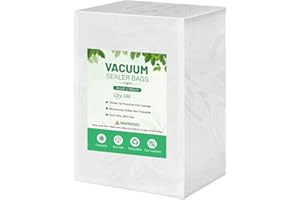 100 Quart Size 8x10 Inch Vacuum Sealer Bags for Food, Compatible with All Types Vacuum Sealer, BPA Free