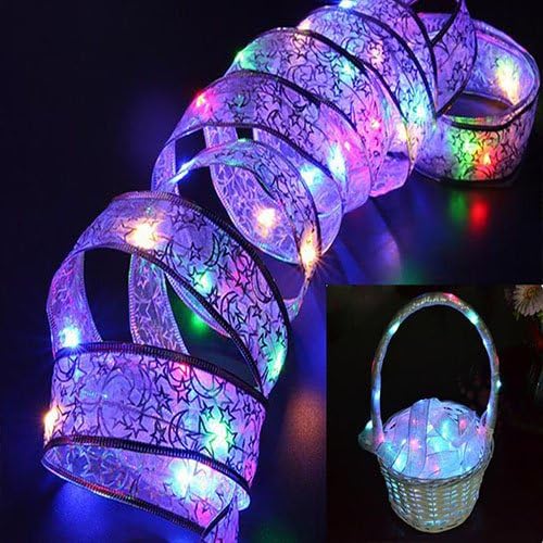 Battery String Light, Apatner 4M/13Ft 40 LED Ribbon Copper Wire Fairy String Light Starry Light For Wedding Christmas Tree Decoration (Multi-colored)