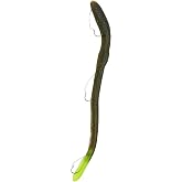 Ike-Con The Big 8ight Weedless Worm Fishing Lure, 8-Inch, Candy Watermelon