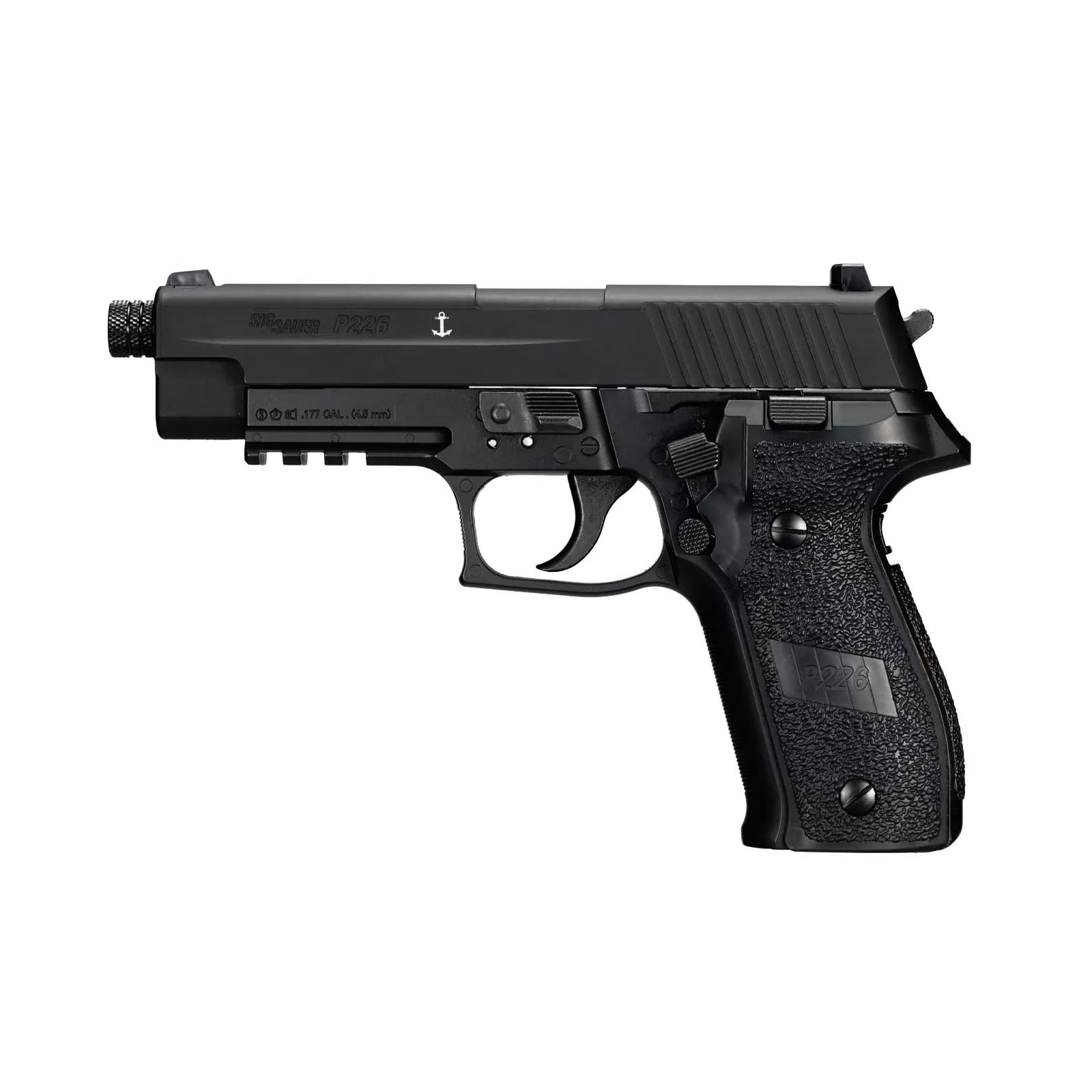 Pistola de perdigones semiautomática negra SIG SAUER P226 MK-25