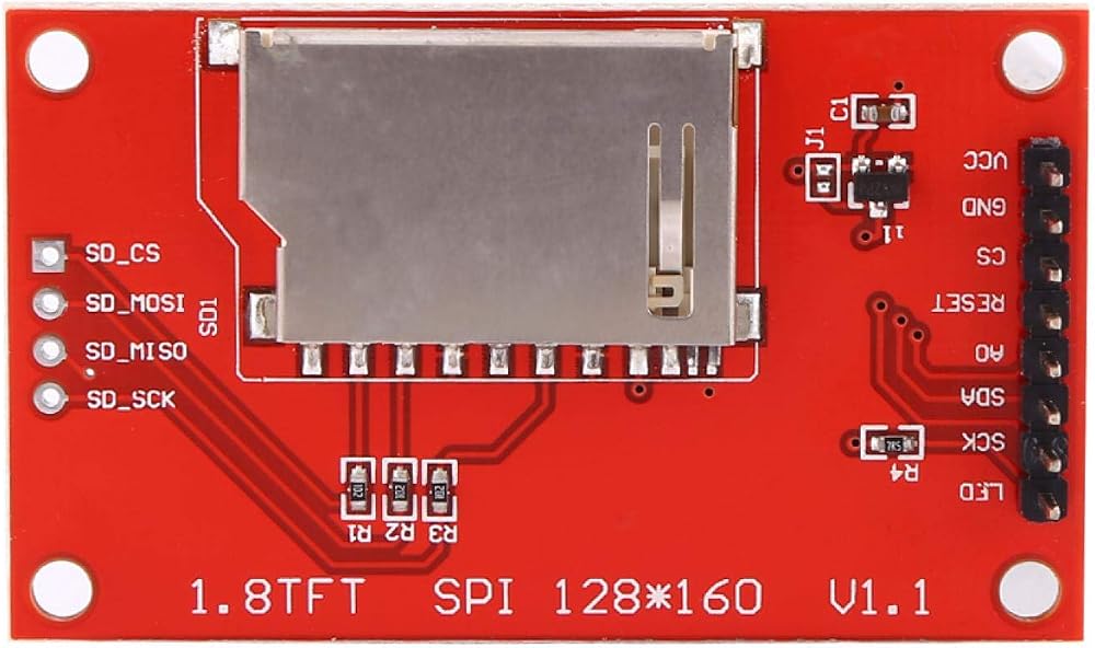 Kuuleyn 1.8 Inch SPI TFT LCD Display Module ST7735 128x160 for Arduino STM32 ARM