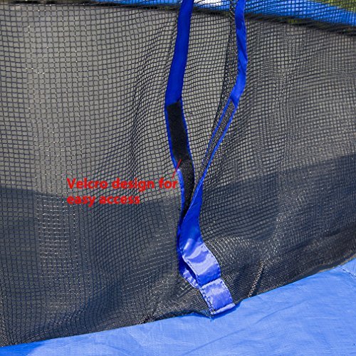 10 FT Trampoline Combo Bounce Jump Safety Enclosure Net W/Spring Pad BestMassage