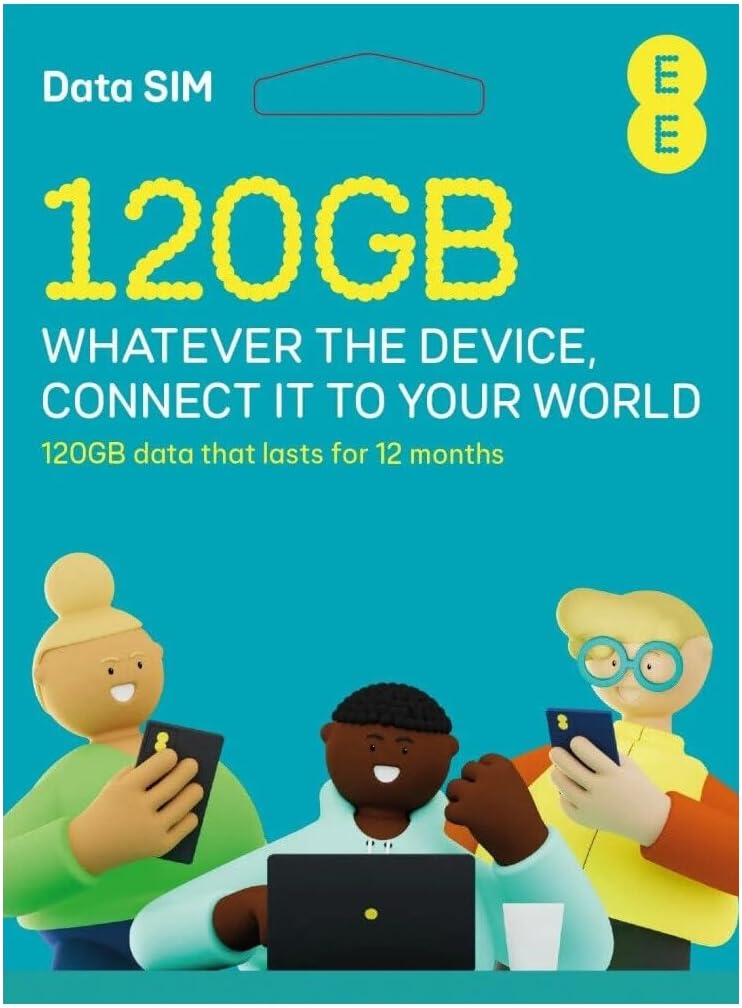 Love 2 Surf Pay As You Go Data SIM UK 120GB 12 Month Bundle