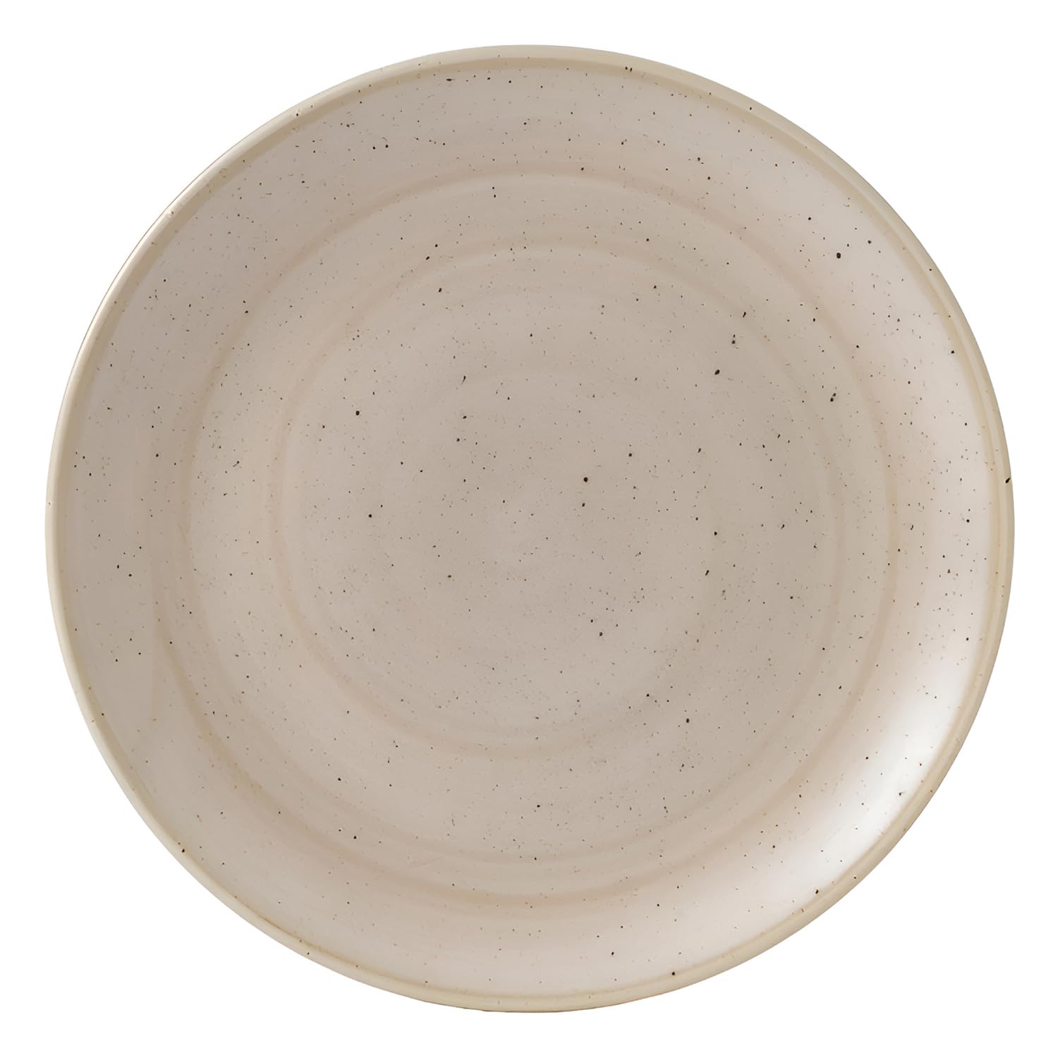 Churchill Super Vitrified GR934 Stonecast Coupe Plate Nutmeg Cream, 288 mm (Pack of 12)