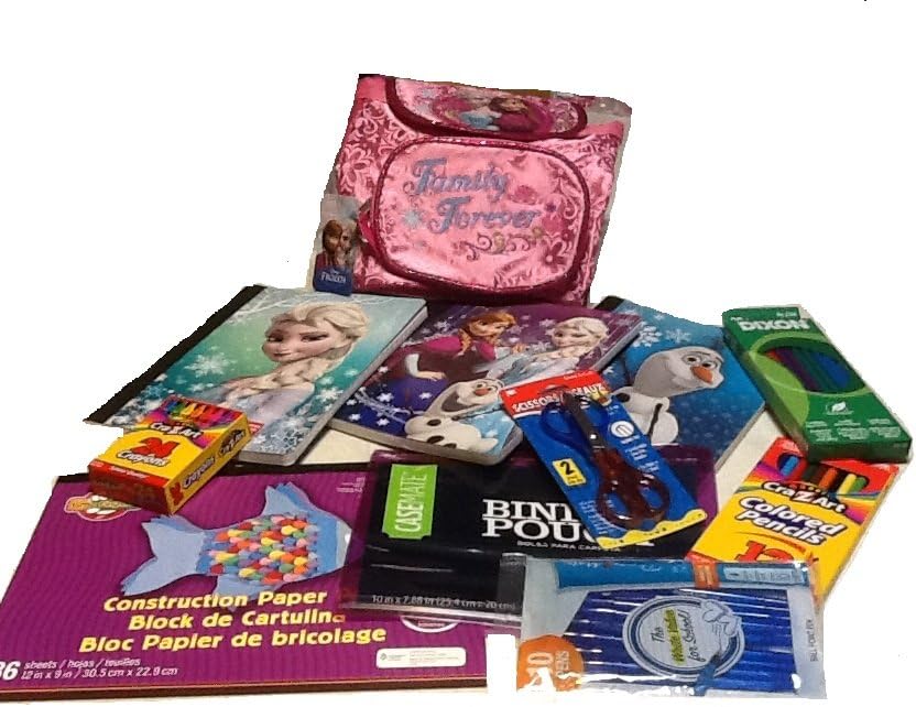 Kinder Garden School girls kids frozen backpack Disney 12 Counts