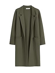 ANRABESS Long Sweater Cardigan Women Knit Open