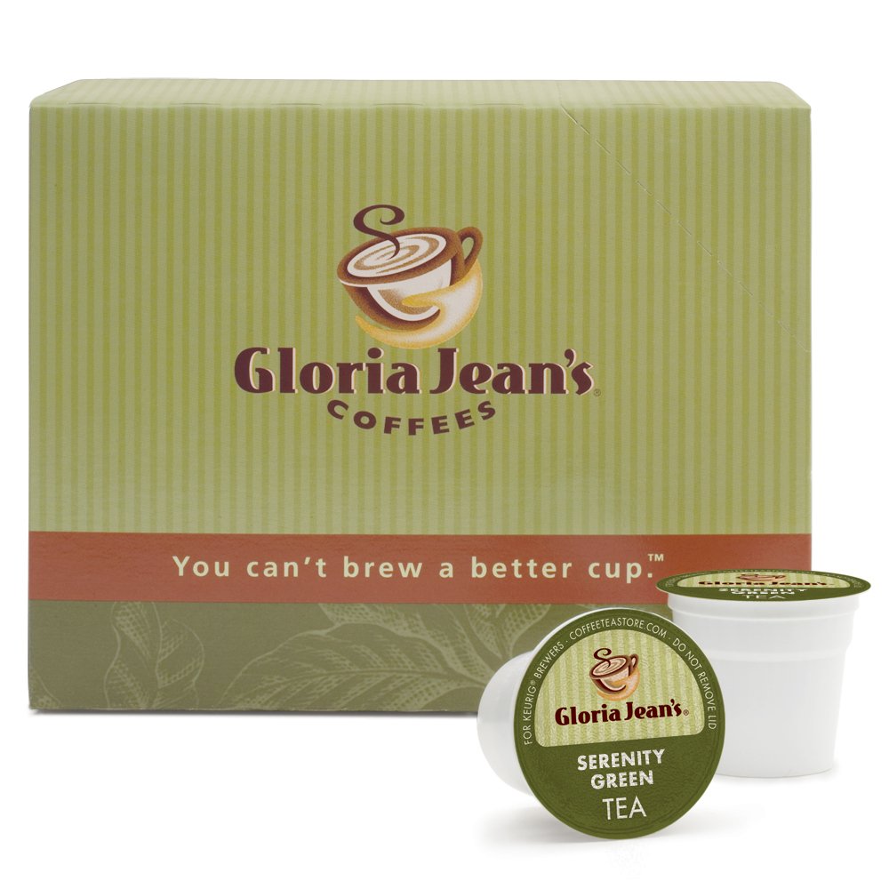 Gloria Jean's Teas, Serenity Green, 24Count KCups For