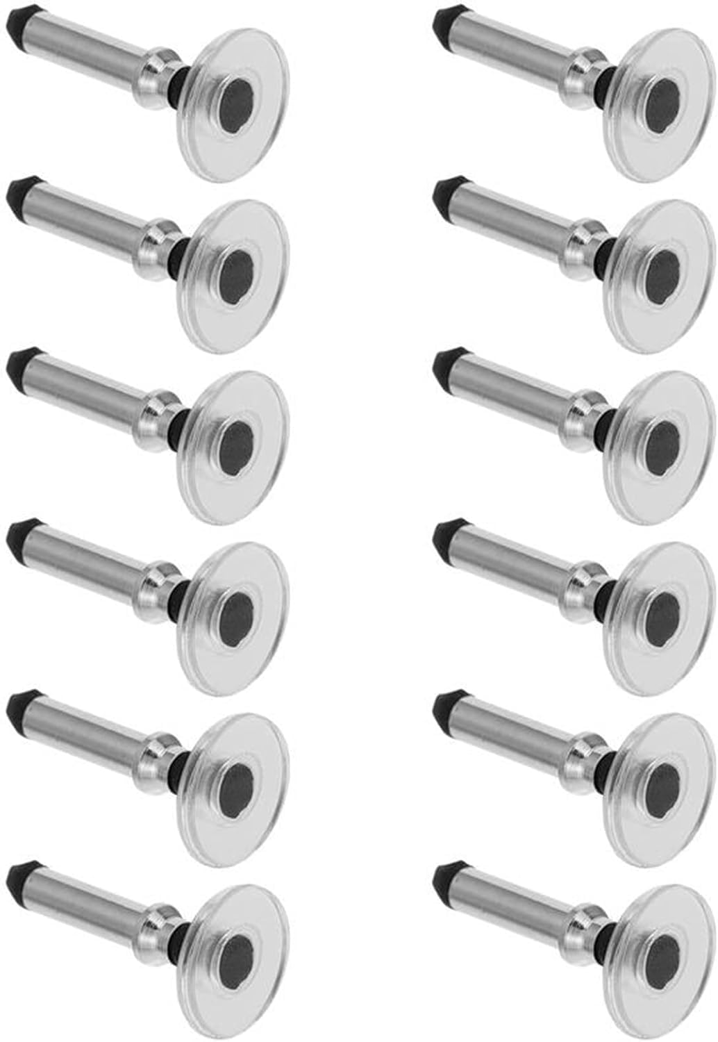 Photo 1 of 12Pcs Silver Universal Stylus Replacement Disc Tips Round Shape Replaceable Stylus Pen for Touch Screen Stylus Pen Disc Tips,Stylus Pens,Nice Gifts to Share with Families,Cell Phones and Accessories