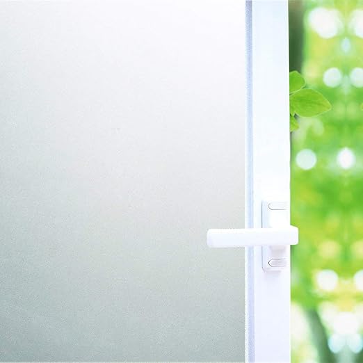 Amazon Com White Frosted Window Film Privacy High Privacy