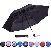 NOOFORMER Compact Travel Mini Umbrella Windproof Automatic Umbrellas Small Lightweight Portable Folding Rain Umbrella…