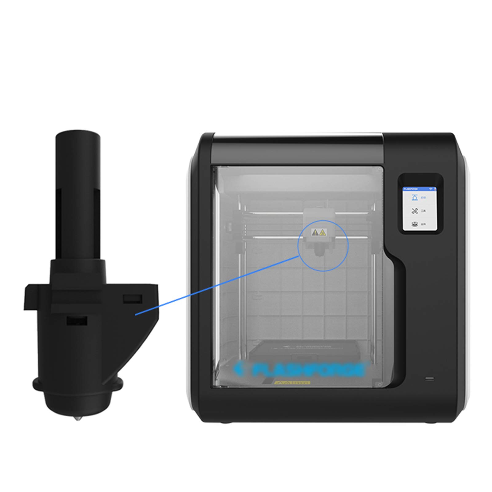 LICHIFIT Nozzle Assembly Hotend Kit for Adventurer 4/3 3D Printer Special Fittings