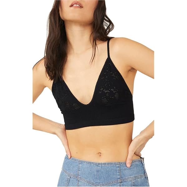 Bralette Free People Elise En Nude - Taille XS, Bonnet A, Dentelle Florale Et Mesh, Neuf Avec étiquette