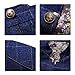 Cloudstyle Mens Plaid Slim Fit Checked Suits 2 Piece Vintage Jacket and Trousers