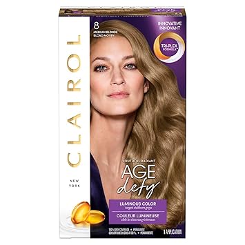 Amazon Com Clairol Age Defy Permanent Hair Color 8 Medium