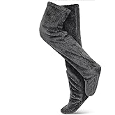 Rednow Snugg Cozy Fuzzy Plush Warmth Long Winter Leg Warmers Over The Knee Home Sleeping Slipper Socks