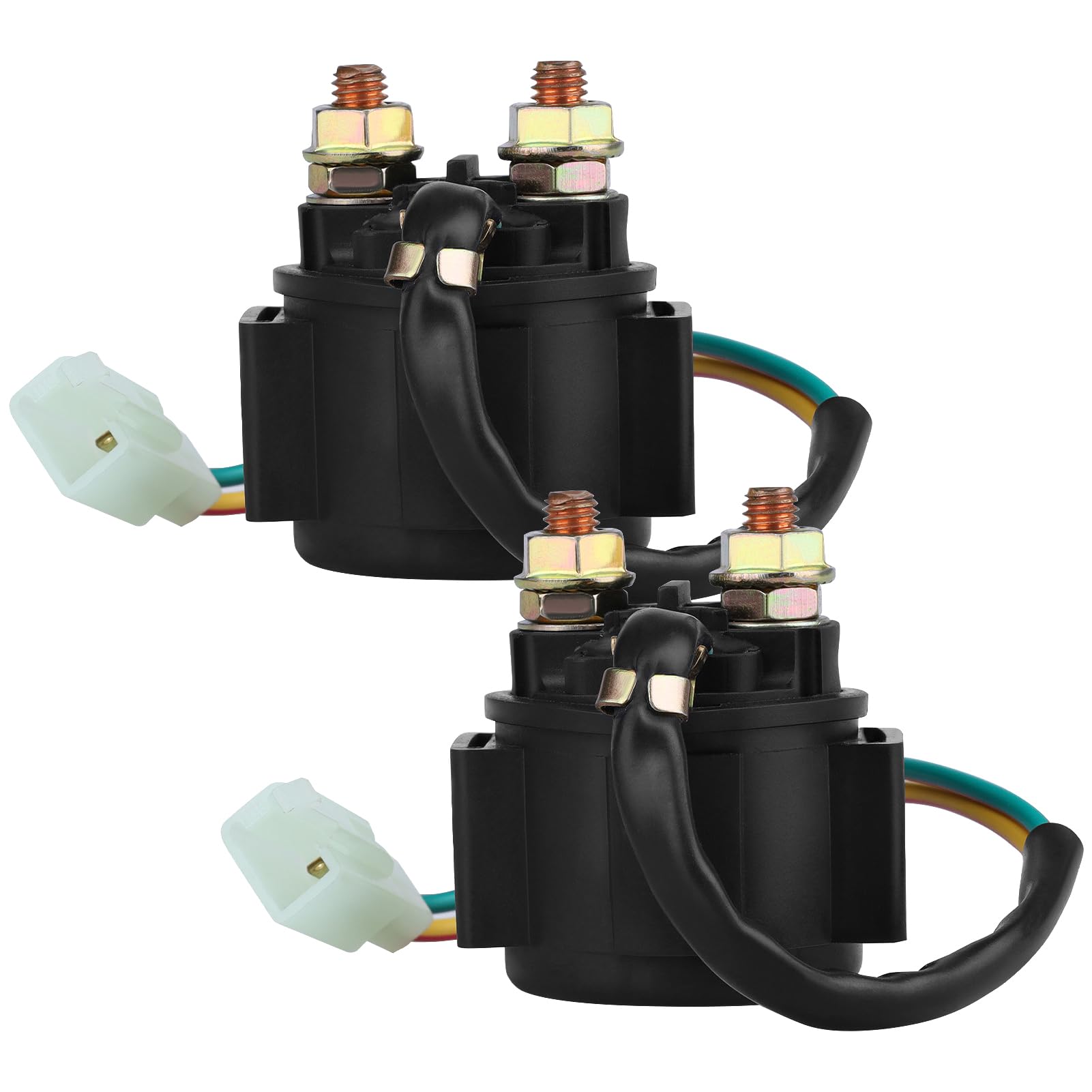 LOCOPOW 2PC GY6 Starter Solenoid Relay for 4-Stroke