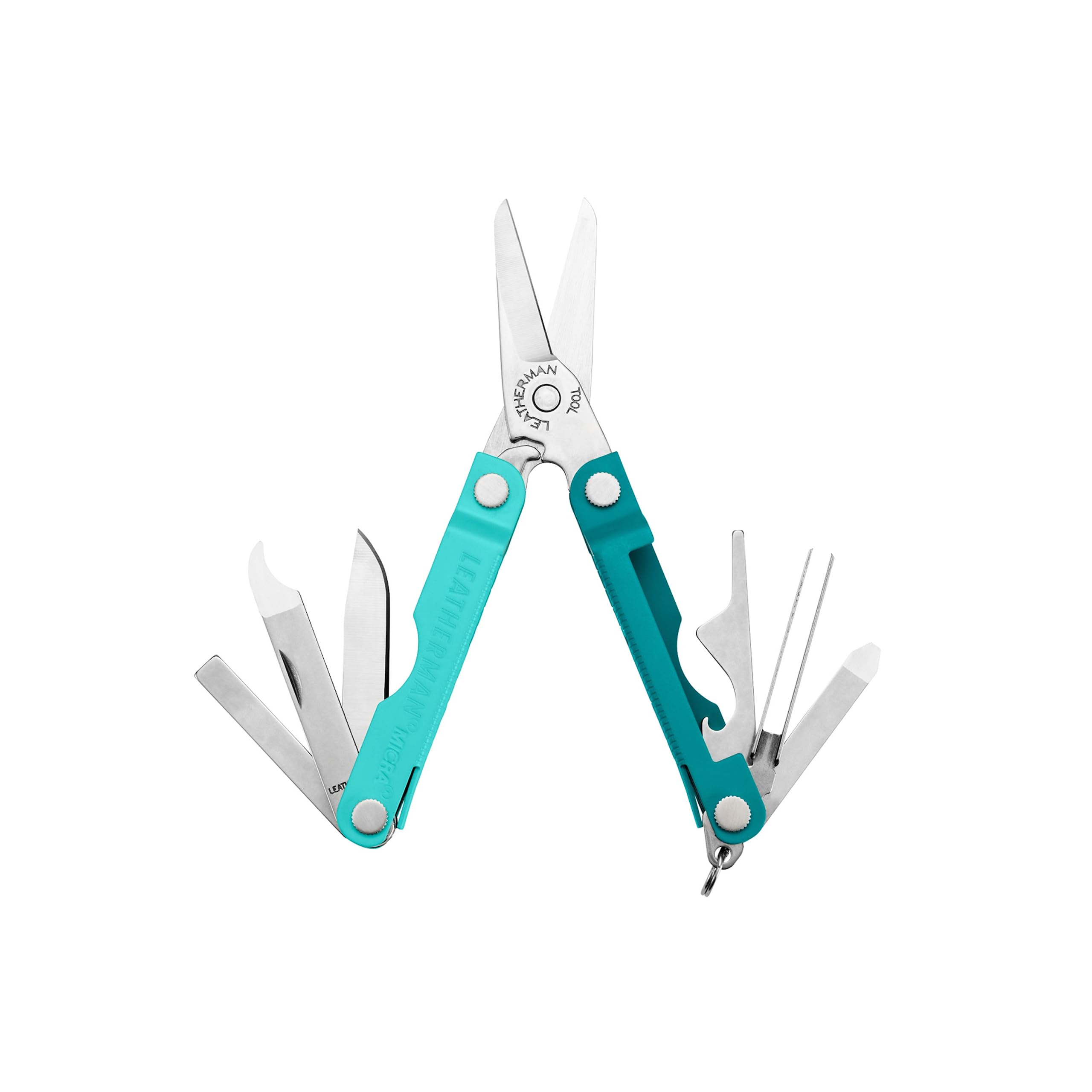Leatherman Micra - Stainless Steel Keyring Multi-Tool with Scissors & 9 Tools, Stainless Steel — image 1