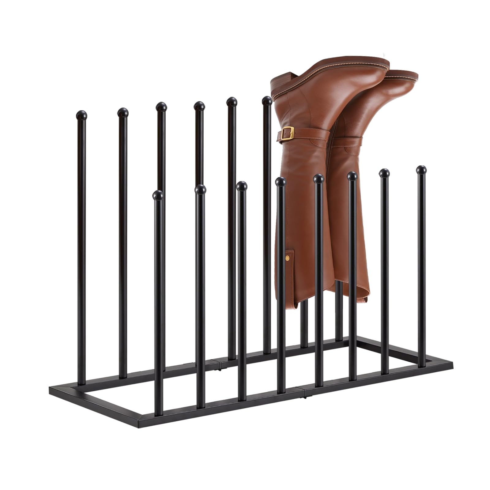 Photo 1 of Boot Rack Shoe Cabinet Metal Shoe Rack for Closet Shoe Organizer for Closet for 8 Pairs Free Standing Shoe Racks Shoe Cabinet Storage for Entryway Bedroom, Patio Outdoor, Hallway large Boot Tray