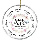 You are Christian Hanging Ornament,Appreciation Encouragement Gifts for Women Coworkers,Bible Verse Crystal Hanging Plaque Ornament Keepsakes for Tree Decor
