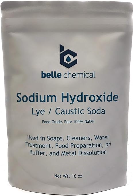 how to use caustic soda