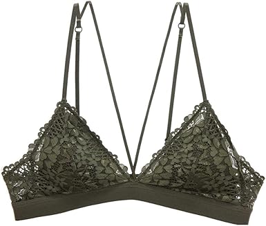 YYXDD Correas de sujeción Sujetador de sección Delgada sin Llantas Ropa Interior cómoda Sujetador Verde, Verde Militar, XL (85ABC): Amazon.es: Ropa y accesorios