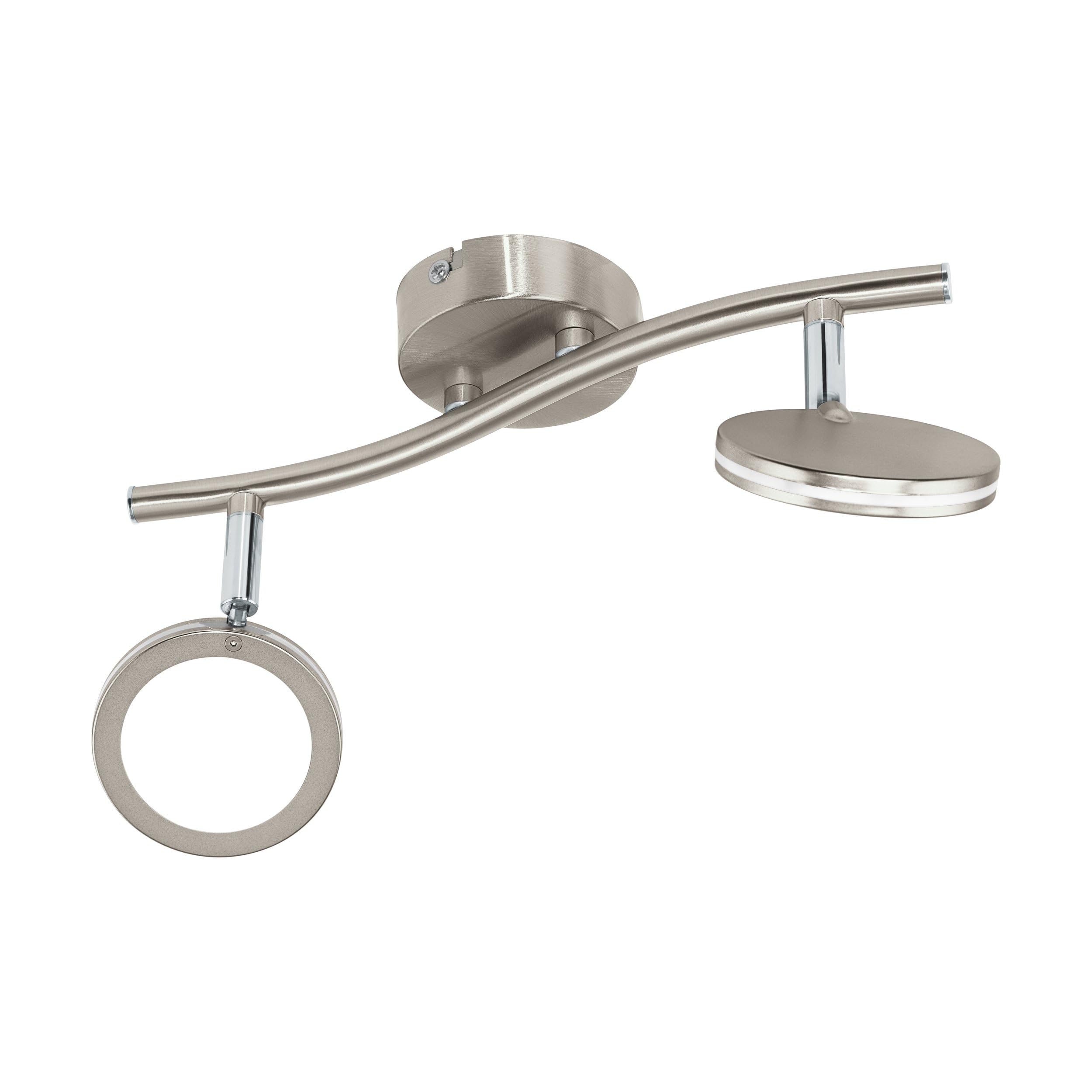 EGLO Karystos Spotlight Steel 4 W Matt Nickel Chrome