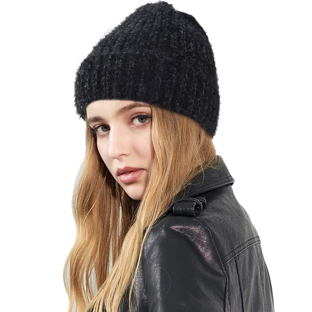 VBIGER Bonnet Hiver Chaud Tricot Mignon pour Femme