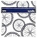 Lunchskins Reusable Sandwhich Food, Storage bag, Navy Bike