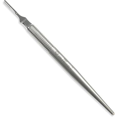 5x CYNAMED #3 Round Pattern Scalpel Handles - Surgical, Dental, Crafts - German Style