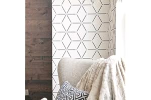 STENCILIT® Rhombus Wall Stencil for Painting - 2-Pack 17x32 in Stencil, Geometric Stencils for Painting Large Pattern, Large Wall Stencils