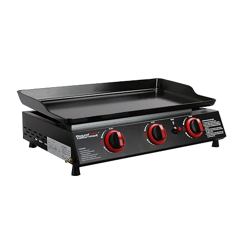 Royal Gourmet PD1303A 24-Inch 3-Burner Portable Tabletop Griddle ...