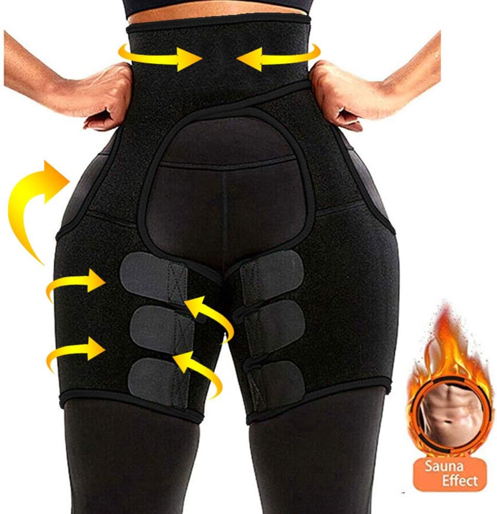 Women 3 in 1 Waist Trimmer, Waist trainner Belt,Body Shaper Weight Loss Butt Lifter Waist Trainer Slimming Support Belt Hip Raise Shapewear Thigh Trimmers: Industrial & Scientific