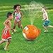 Urfun Kids Sprinkler, Puffer Fish Sprayer, Summer Fun Inflatable Sprinkler, Water Spray Ball, Fish Water Toys Kids Ages 3+