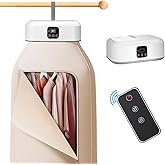 Portable Clothes Dryer - Mini Laundry Dryers with Remote Control - Small Compact Foldable Electric Drying Machine with Dry Bag for Travel RV Home &amp; Apartment
