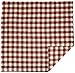 Amazon Brand – Pinzon Plaid Flannel Duvet Cover - Full or Queen, Cream and Red Plaid