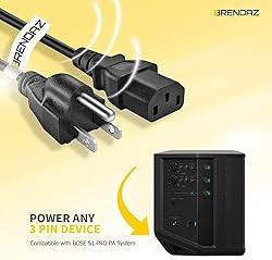 BRENDAZ Compatible Bose S1 Pro Power Cord