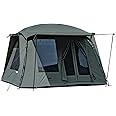 TOMOUNT Canvas Tent Glamping Tent with Stove Jack 4 Person Tent for Family Camping