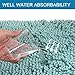 H.VERSAILTEX Microfiber Bath Rugs Chenille Floor Mat Ultra Soft Washable Bathroom Dry Fast Water Absorbent Bedroom Area Rugs, 20