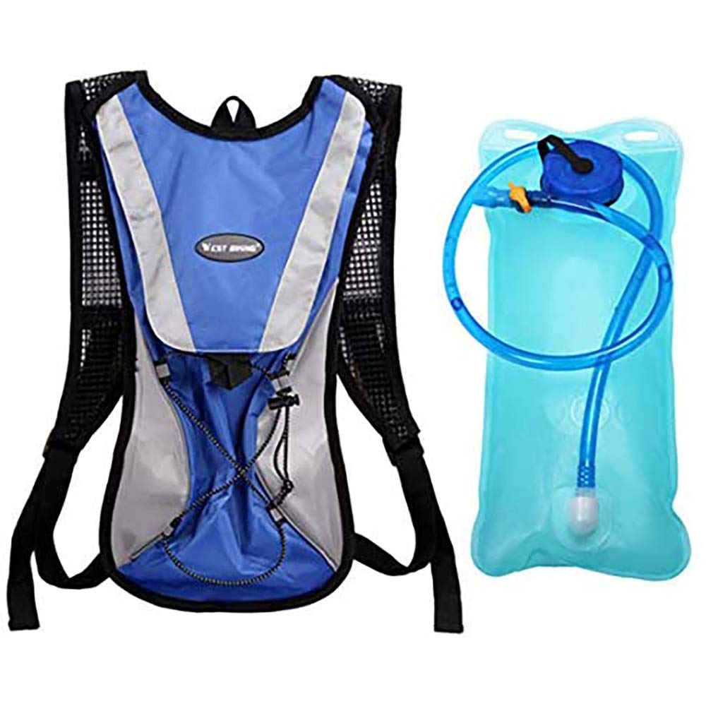 TOOLDO 2L Hydration Backpack with 2L Water Bladder Bicycle Bag for Outdoor Running Cycling Biking Hiking Climbing Sports Bag