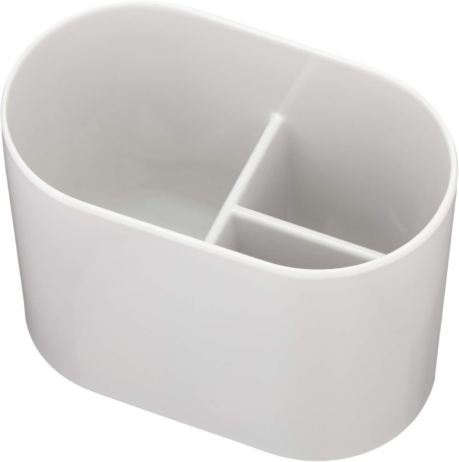 Basics 4-Piece Bathroom Accessories Set, Smooth Grey: Home & Kitchen