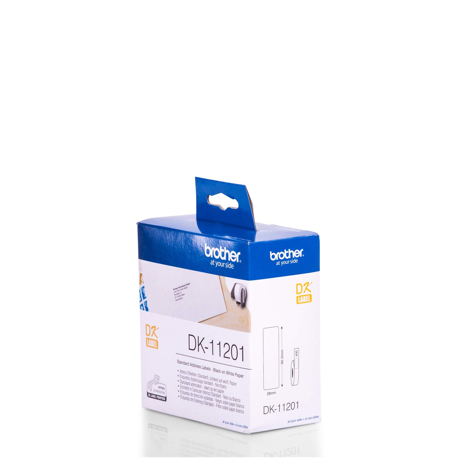 brother DK-11201 étiquettes adresses, 90 x 29 mm, blanches