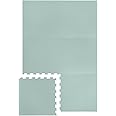 3 Sprouts Baby Play Mat - Kids Foam Puzzle Play Mat with Interlocking Foam Tiles for Baby Play Area, Kids Playroom - Safe, Non Toxic EVA Soft Floor Mats with Fun Puzzle Design - Seafoam Green
