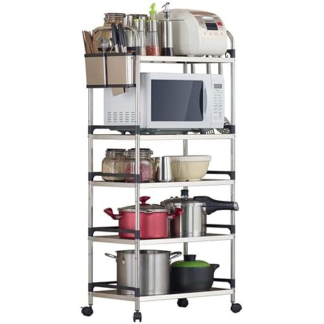 L.TSA 5 Capas Acero Inoxidable Estante de Cocina Parrilla ...