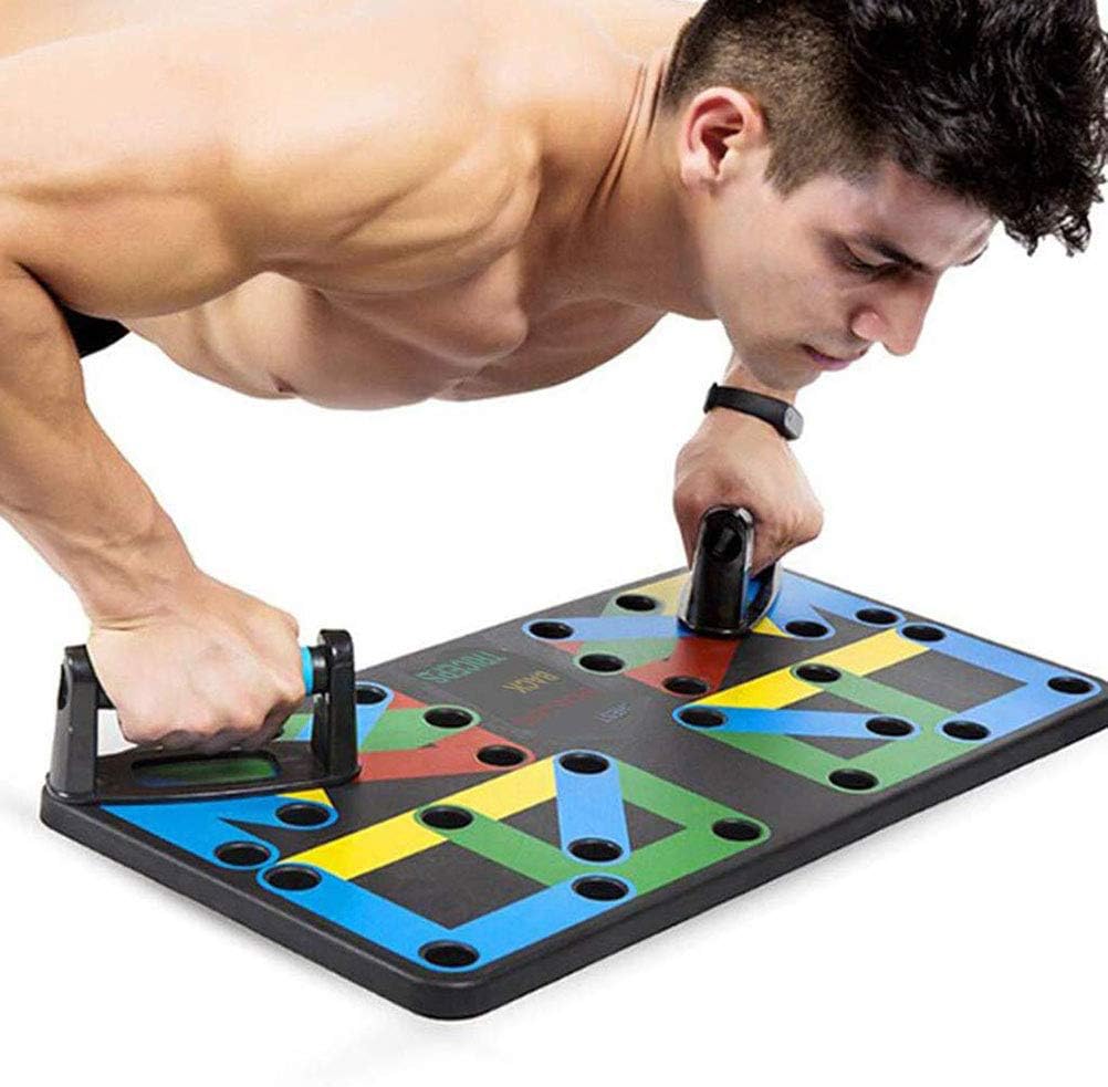 lagita Push Up Board 9 in 1 Body Building Fitness Exercise Tools, Workout Push-up Stands for Body Building Training System Home Equipment
