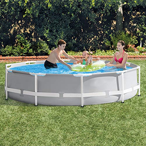 Anjur Oberirdischer Frame Pool mit Filterpumpe, 120 * 30 Zoll Runde Pools für Den Familiengarten im Freien – Bild 5